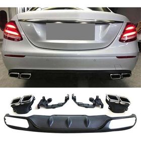 Auto GP Mercedes W213 E63 2016 2019 Normal Tampon Uyumlu Arka Tampon Difüzör