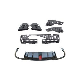 Auto GP Mercedes W213 E63 AMG 2016-2019 Brabus Arka Tampon Difüzör ve Egzoz Ucu