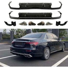 Auto GP Mercedes W213 E63 AMG 2021+ Arka Tampon Difüzör ve Egzoz Ucu Seti