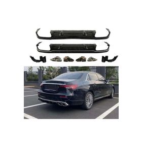 Auto GP Mercedes W213 E63 AMG 2021+ Arka Tampon Difüzör ve Egzoz Ucu Seti