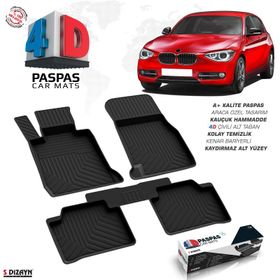 Autoen Bmw 1 Serisi Uyumlu 4D Siyah Havuzlu Paspas