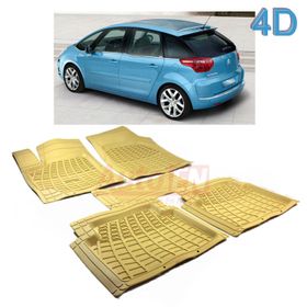 Autoen Citroen C4 Picasso 2006-2012 Bej 4D Havuzlu Paspas
