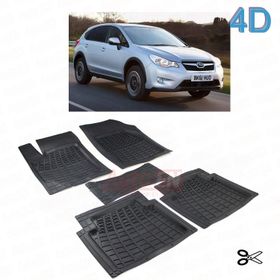 Autoen Subaru XV Suv 2012-2016 Siyah 4D Havuzlu Paspas