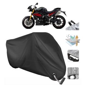 Autoen Triumph Speed Triple Arka Çanta Uyumlu Motorsiklet Brandası