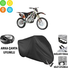 Autoes Apachi XZ 250 Siyah Kilit Uyumlu Motosiklet Brandası