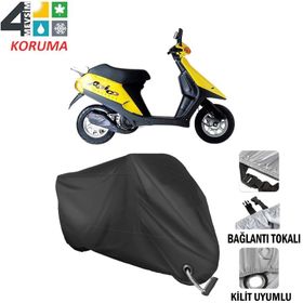 Autoes Aprilia Amico Siyah Kilit Uyumlu Motosiklet Brandası