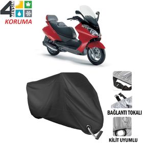 Autoes Aprilia Atlantic 200 Siyah Kilit Uyumlu Motosiklet Brandası