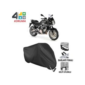 Autoes Aprilia Mana 850 Siyah Kilit Uyumlu Motosiklet Brandası