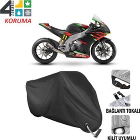 Autoes Aprilia RS 250 Siyah Kilit Uyumlu Motosiklet Brandası