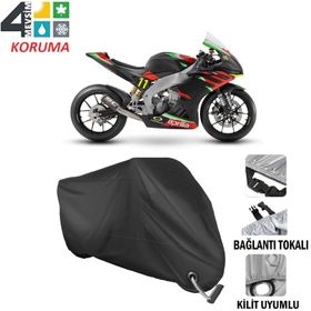 Autoes Aprilia RS 250 Siyah Kilit Uyumlu Motosiklet Brandası