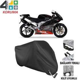 Autoes Aprilia RSV 1000R Siyah Kilit Uyumlu Motosiklet Brandası