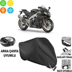 Autoes Aprilia RSV 4 Factory Siyah Kilit Uyumlu Motosiklet Brandası