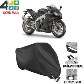 Autoes Aprilia RSV 4 Factory Siyah Kilit Uyumlu Motosiklet Brandası