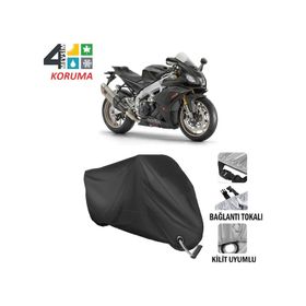 Autoes Aprilia RSV 4 Factory Siyah Kilit Uyumlu Motosiklet Brandası