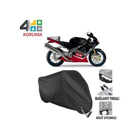 Autoes Aprilia RSV Mille Siyah Kilit Uyumlu Motosiklet Brandası