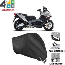 Autoes Aprilia SR 850 Siyah Kilit Uyumlu Motosiklet Brandası