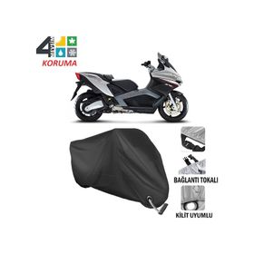 Autoes Aprilia SR 850 Siyah Kilit Uyumlu Motosiklet Brandası