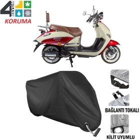 Autoes Arora AR 150T Siyah Kilit Uyumlu Motosiklet Brandası