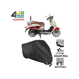 Autoes Arora AR 150T Siyah Kilit Uyumlu Motosiklet Brandası