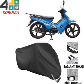 Autoes Arora AR 50-50 Kasırga Kilit Uyumlu Motosiklet Brandası