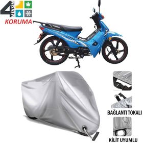 Autoes Arora AR 50-50 Kasırga Kilit Uyumlu Motosiklet Brandası