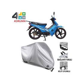 Autoes Arora AR 50-50 Kasırga Kilit Uyumlu Motosiklet Brandası