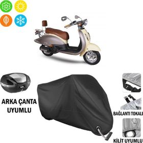 Autoes Asya Nostalji 125 Kilit Uyumlu Motosiklet Brandası