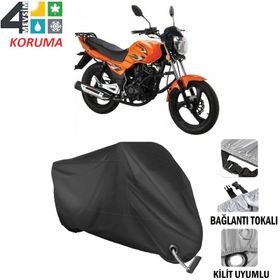 Autoes Asya Swift 150 Siyah Kilit Uyumlu Motosiklet Brandası