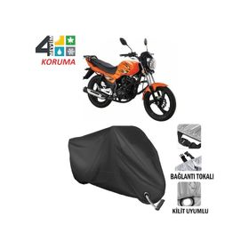 Autoes Asya Swift 150 Siyah Kilit Uyumlu Motosiklet Brandası