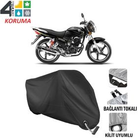 Autoes Asya Ultra 150 Siyah Kilit Uyumlu Motosiklet Brandası