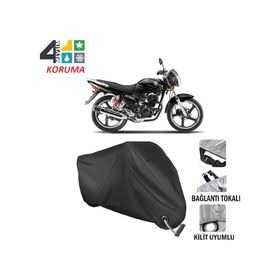 Autoes Asya Ultra 150 Siyah Kilit Uyumlu Motosiklet Brandası