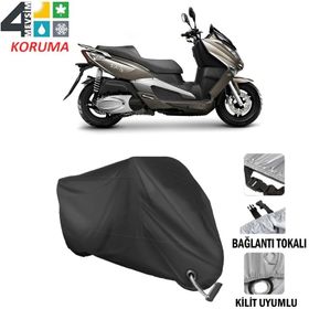 Autoes Autoes Aeon Elite 250 Siyah Kilit Uyumlu Motosiklet Brandası