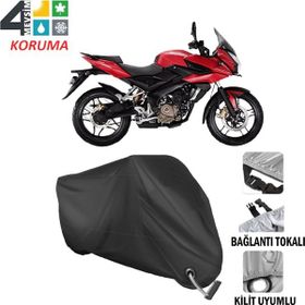 Autoes Bajaj Pulsar AS 150 Siyah Kilit Uyumlu Motosiklet Brandası