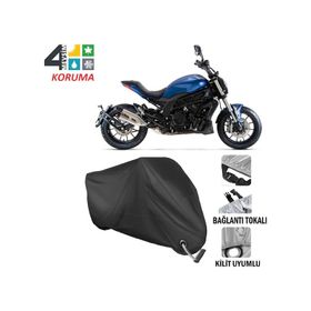 Autoes Benelli 502C Siyah Kilit Uyumlu Motosiklet Brandası