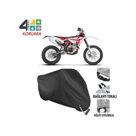 Autoes Beta Enduro RR 4T 350 Siyah Kilit Uyumlu Motosiklet Brandası