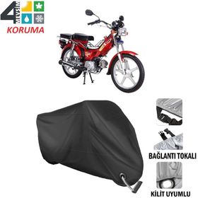 Autoes Bisan King Siyah Kilit Uyumlu Motosiklet Brandası