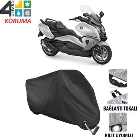 Autoes Bmw C 650 GT Siyah Kilit Uyumlu Motosiklet Brandası