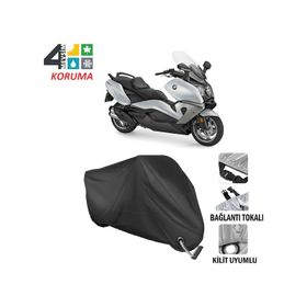 Autoes Bmw C 650 GT Siyah Kilit Uyumlu Motosiklet Brandası