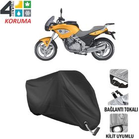 Autoes Bmw F650 CS Siyah Kilit Uyumlu Motosiklet Brandası