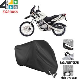 Autoes Bmw F650 GS Dakar Siyah Kilit Uyumlu Motosiklet Brandası
