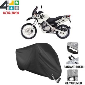Autoes Bmw F650 GS Dakar Siyah Kilit Uyumlu Motosiklet Brandası