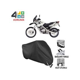 Autoes Bmw F650 GS Dakar Siyah Kilit Uyumlu Motosiklet Brandası