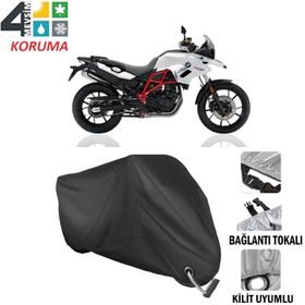 Autoes Bmw F700 GS Siyah Kilit Uyumlu Motosiklet Brandası