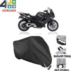 Autoes Bmw F800 GT Siyah Kilit Uyumlu Motosiklet Brandası