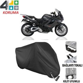 Autoes Bmw F800 GT Siyah Kilit Uyumlu Motosiklet Brandası