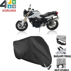 Autoes Bmw F800 R Siyah Kilit Uyumlu Motosiklet Brandası
