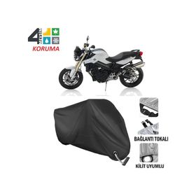 Autoes Bmw F800 R Siyah Kilit Uyumlu Motosiklet Brandası
