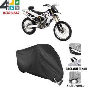 Autoes Bmw G450 X Siyah Kilit Uyumlu Motosiklet Brandası