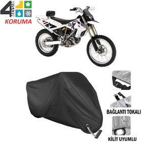 Autoes Bmw G450 X Siyah Kilit Uyumlu Motosiklet Brandası
