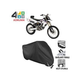 Autoes Bmw G450 X Siyah Kilit Uyumlu Motosiklet Brandası